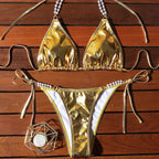 Backless Halter Bikini Swimwear