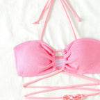 Split Hollow Bikini Swimwear