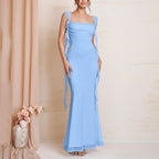 Women's Backless Maxi Dress
