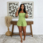 Women's Sleeveless Wide-Leg Jumpsuit