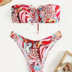 Tube Top One-piece Swimwear