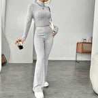 Women's Casual Gray Sports Set