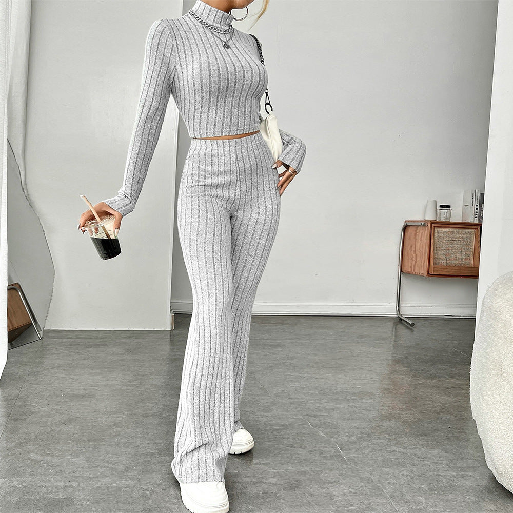 Women's Casual Gray Sports Set