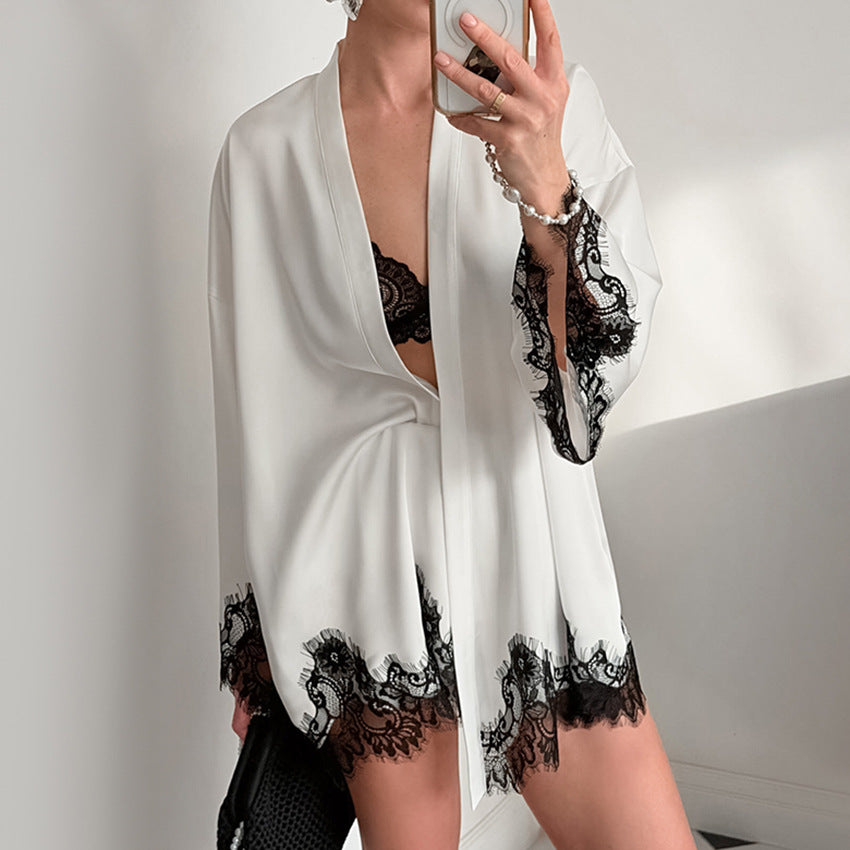 Satin Nightgown Pajamas Lingerie