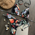 Printed Split Bikini Swimwear