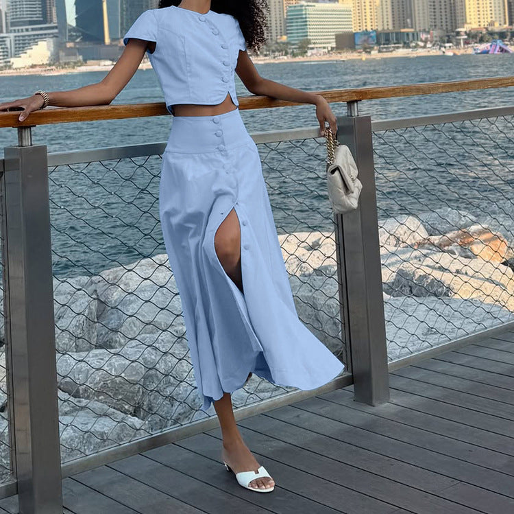 Cotton Office Pencil Skirt