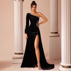 Women's Velvet Evening Dress