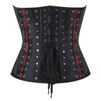 's Gothic Court Dark Red Body Shaping Halloween Top