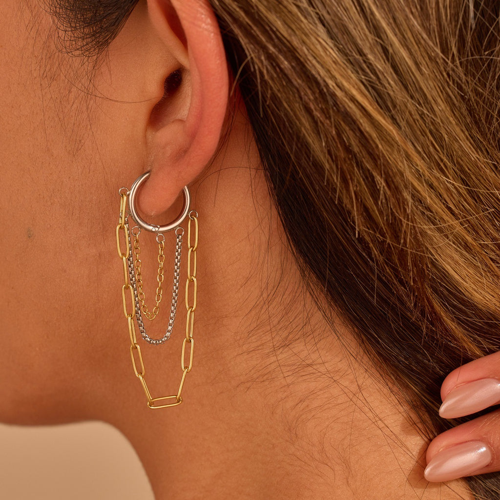 Women's Multi Layer Chain Earrings