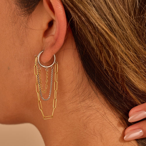 Women's Multi Layer Chain Earrings
