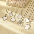 Round Diamond Pendant Necklace