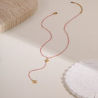 Stainless Steel Star Tassel Necklace
