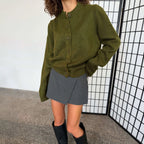 Soft Knit Button Cardigan