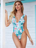 Lotus Leaf Bikini Swimwear