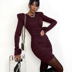 Sexy Pleated Nightclub Dress
