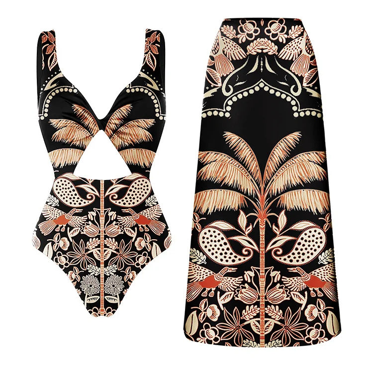 Slimming Batch One-piece Swimwear
