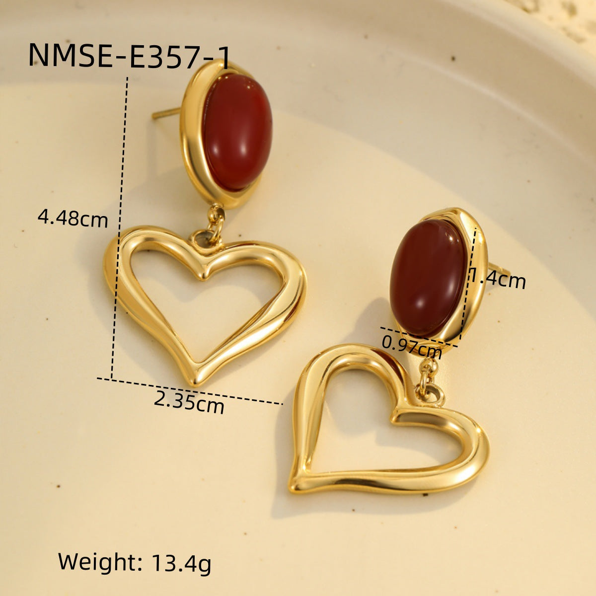 Gold Red Agate