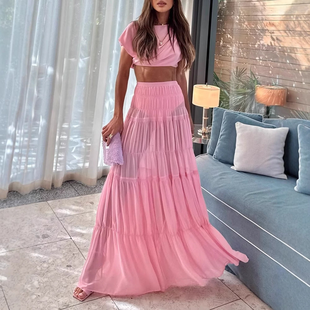 Women's Maxi Pleated Dress