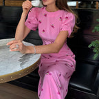 Women's Sheath Short Sleeve Dress