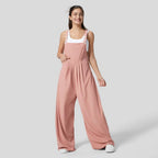 Women’s Knitted Pleated Suspender Pants