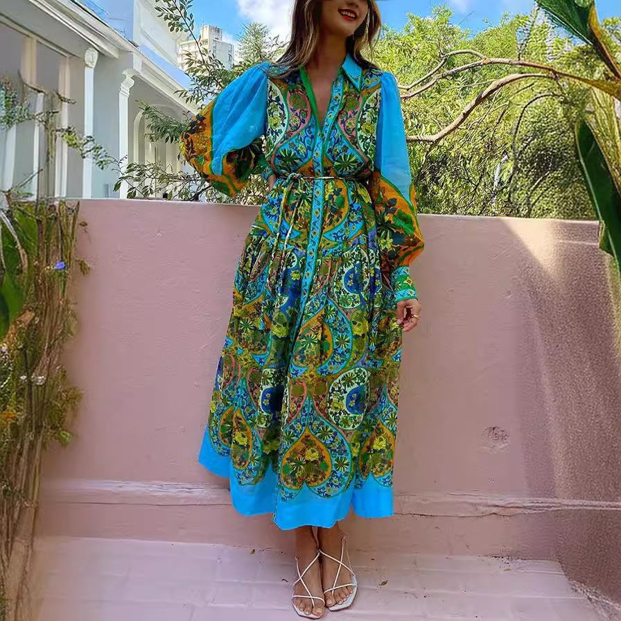 Women's Lace Long Sleeve Dress