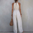 Bohemian Jumpsuit Sexy SL Strap Halter Casual WL Trousers