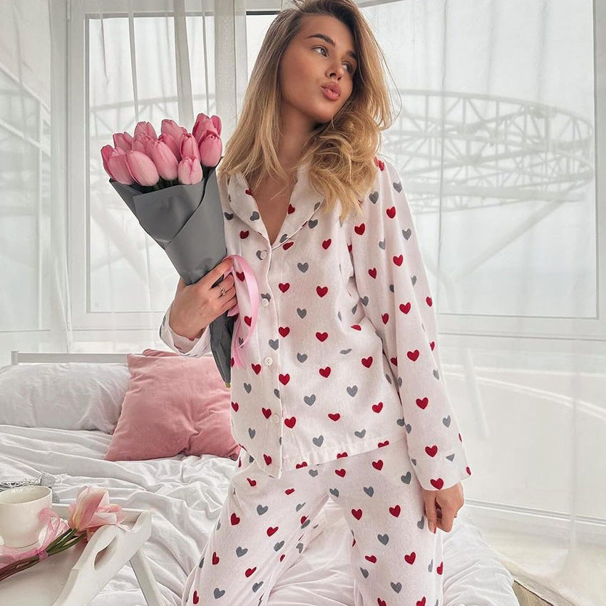 Heart Pajamas Lingerie