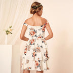 Women's Off The Shoulder Gown Prom Party Dress Evening Dress