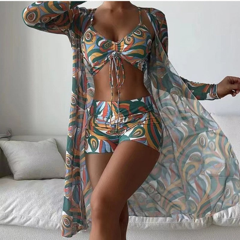 Three Split Bikini Swimwear