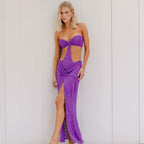 Solid Color One-piece Swimwear