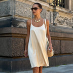 Women's Satin Spring Dress