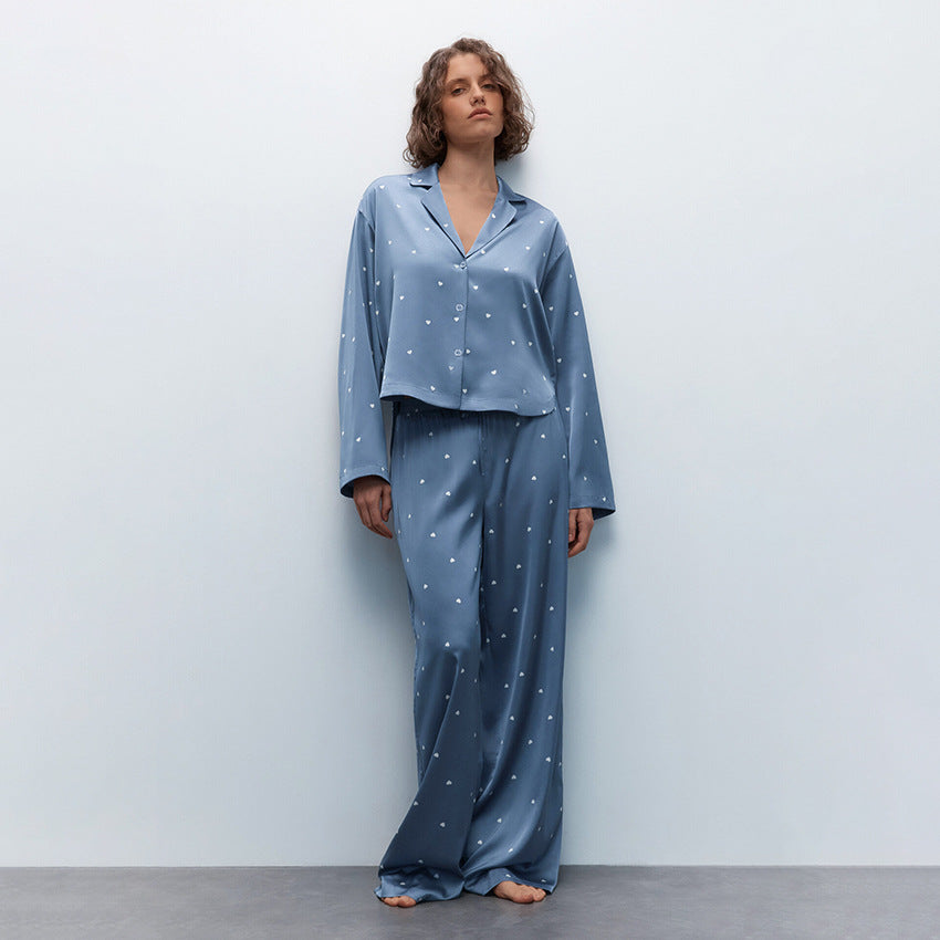 Autumn Satin Pajamas Lingerie