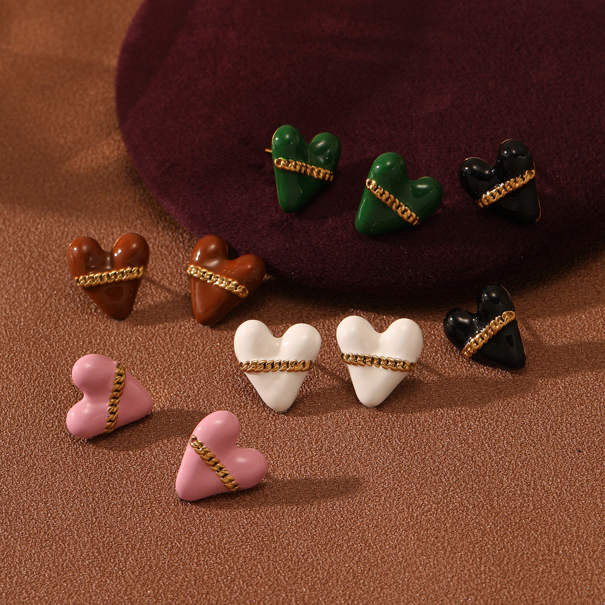 Colorful Love Earrings