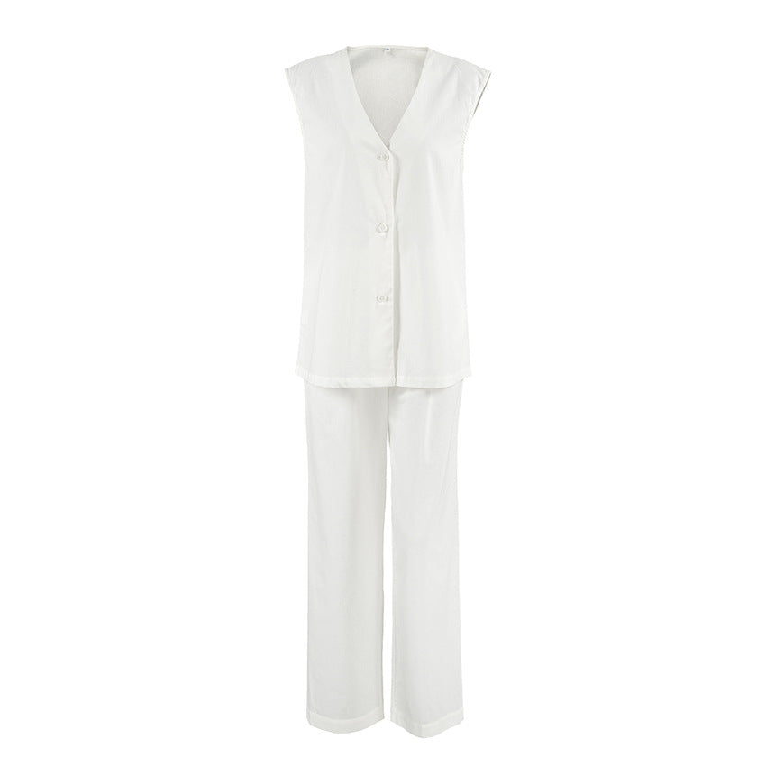 Sleeveless Pajamas Lingerie