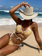 Sunken Stripe Bikini Swimwear