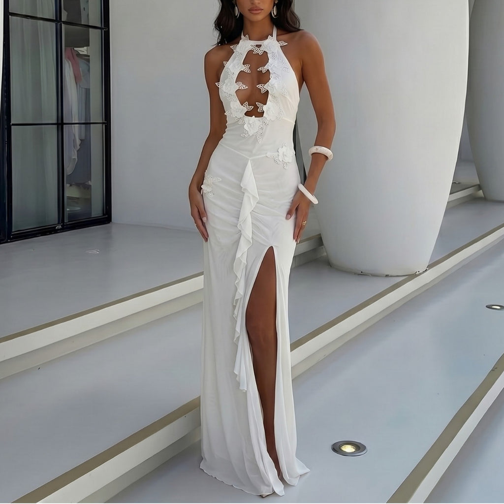 Solid Color One-piece Swimwear