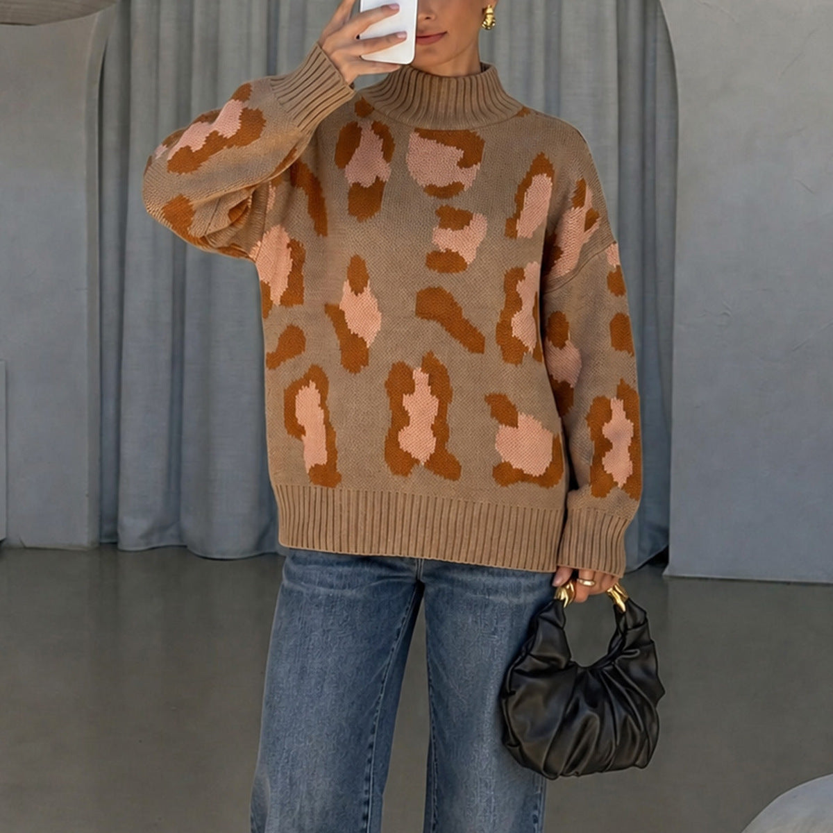 Women's Leopard Sweater