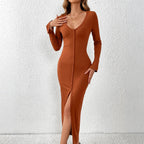 Women's Sheath Long Sleeve Dress