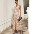 Women's Lace Backless Dress