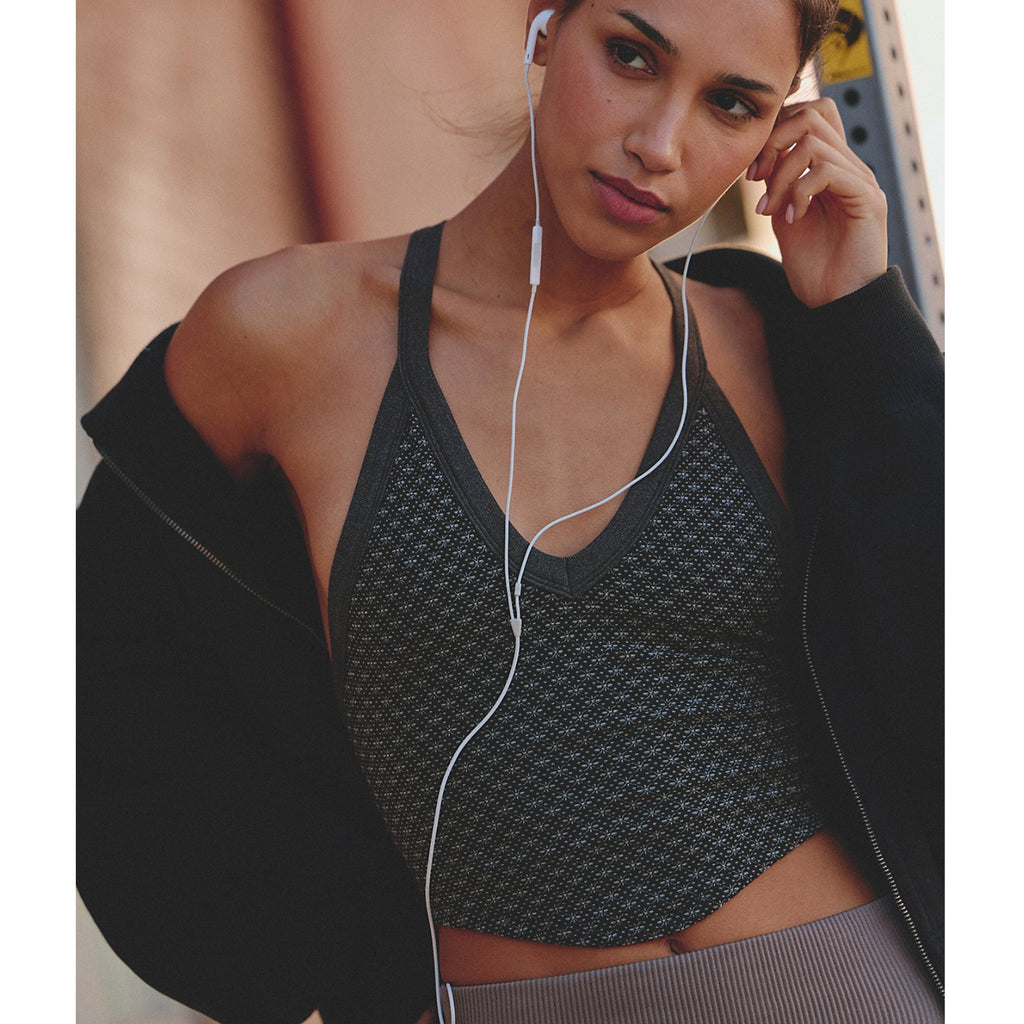 Women's V-Neck Padded Sports Bra