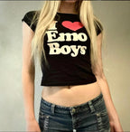 Women’s White Letter Graphic Slim Fit T Shirt