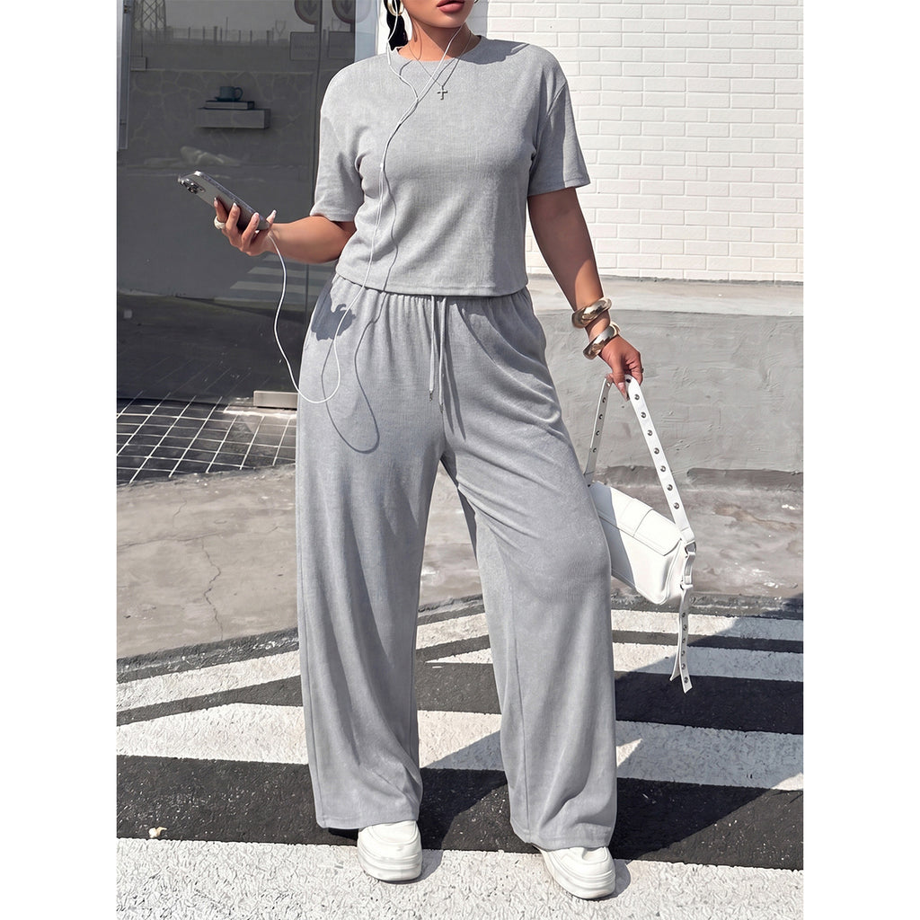 Plus Size Two-Piece Set