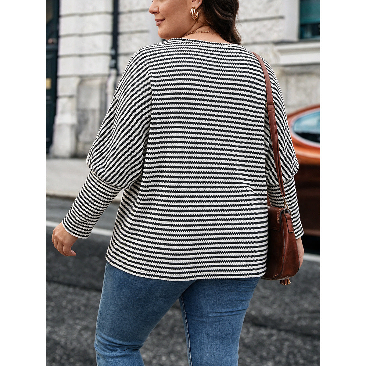 Striped Knit Sweater