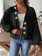 Black 6 Flowers