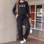 Women's Graphic Sports Top & Shorts Set