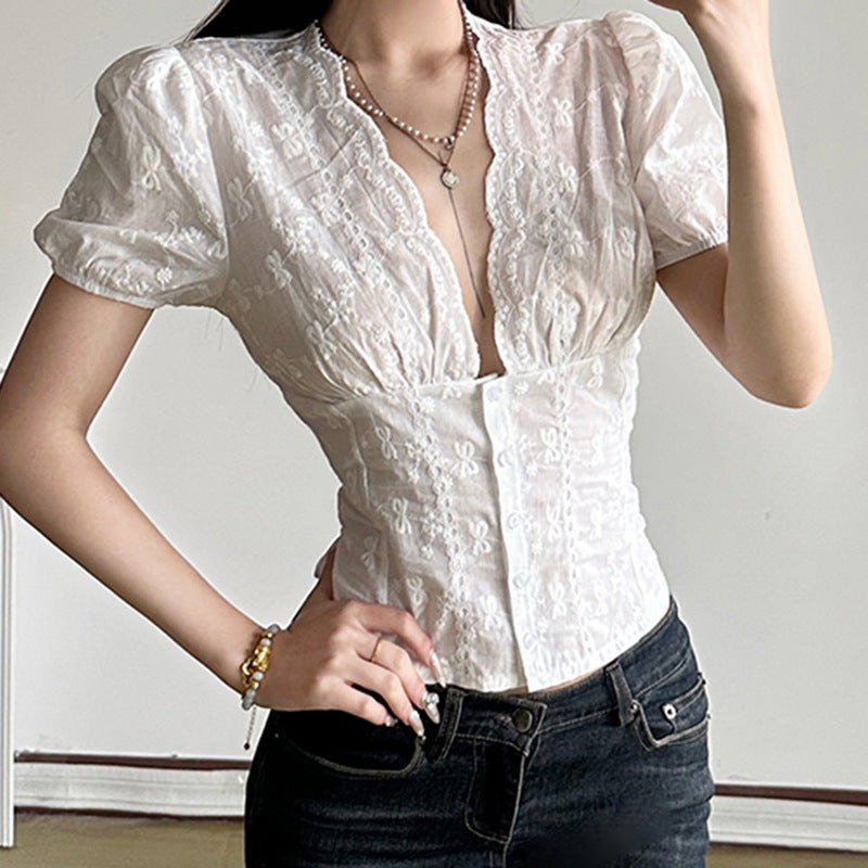 Women's Puff-Sleeve Shirt