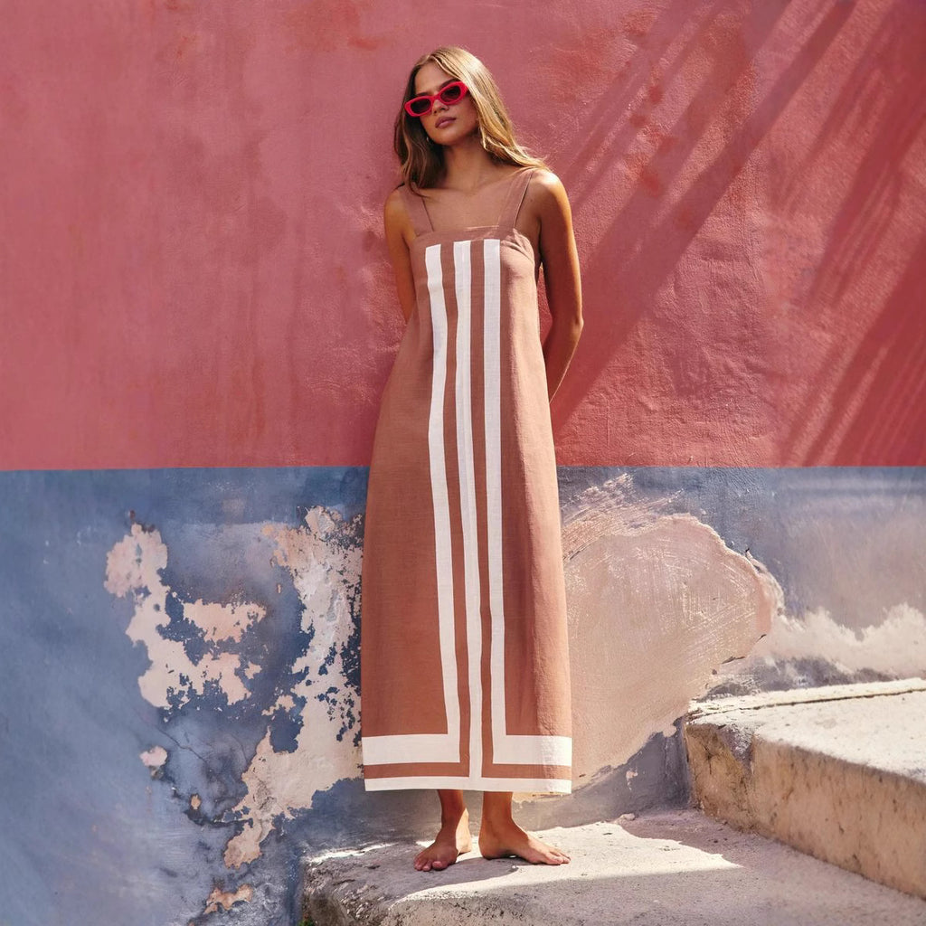 Women's Dress Seaside Vacation Sling Dress