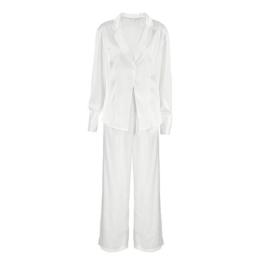 Autumn Satin Pajamas Lingerie