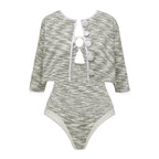 Gray One-Piece Suit