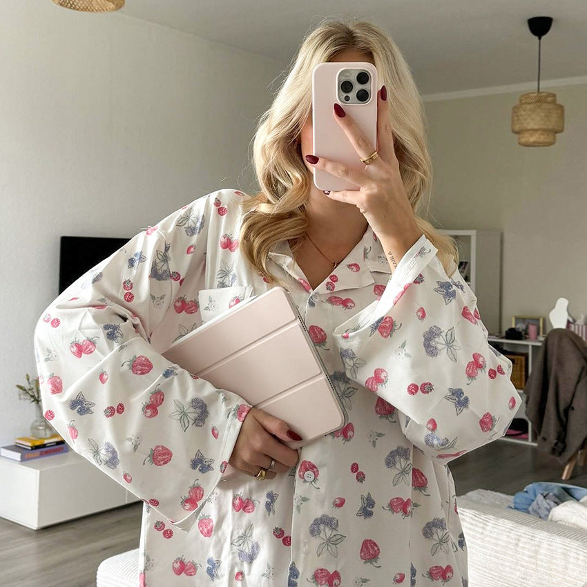 Autumn Knitted Pajamas Lingerie